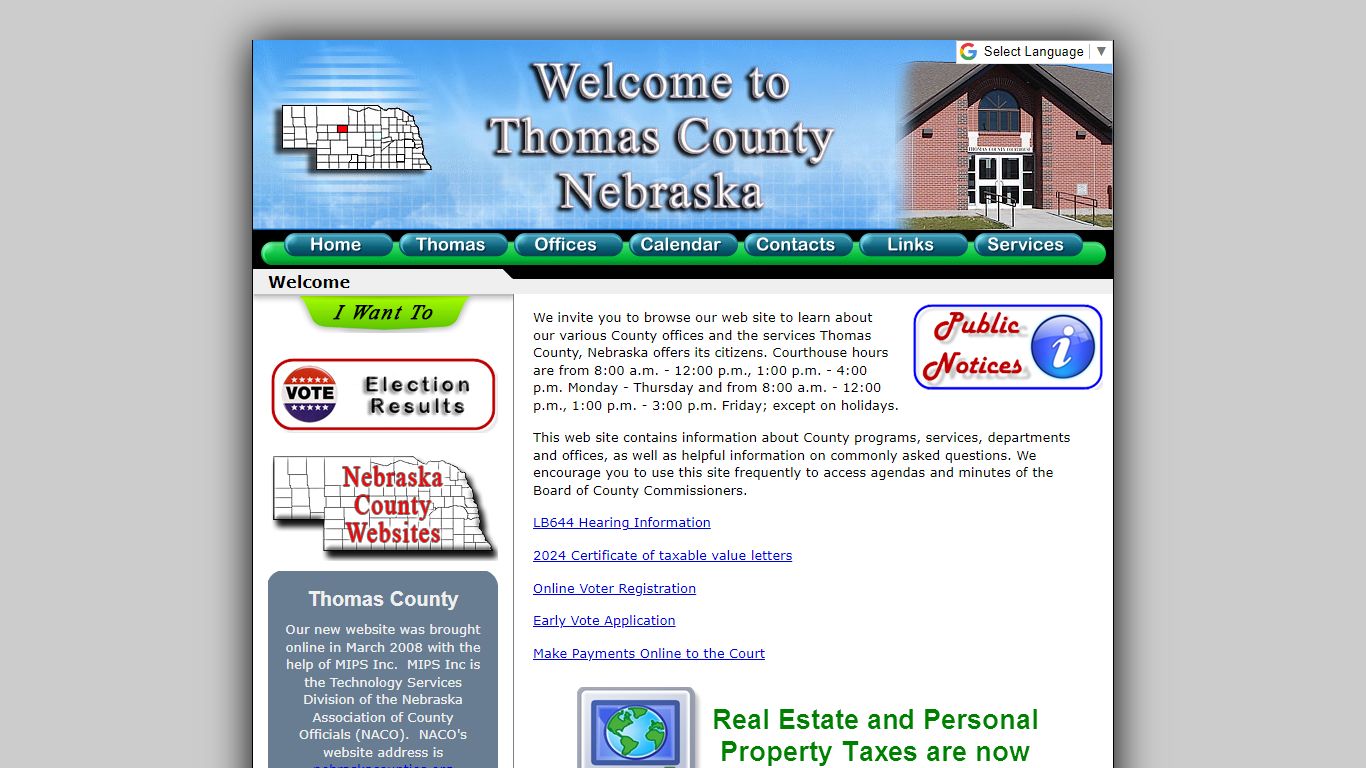 Thomas County Nebraska